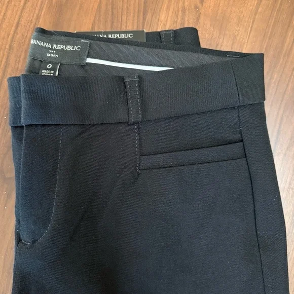 NWT Banana Republic Black Sloan Slim High-Rise Ankle Pant - Picture 6 of 10